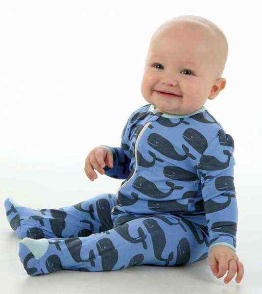 Silkberry Bamboo Printed Footies with Easy Dressing Zipper