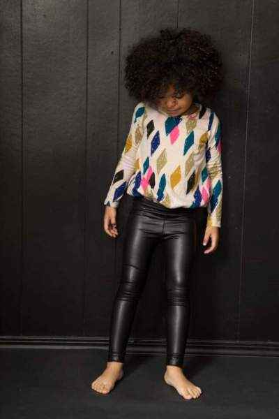 Leather Childrens Leggings - Lemonade Couture